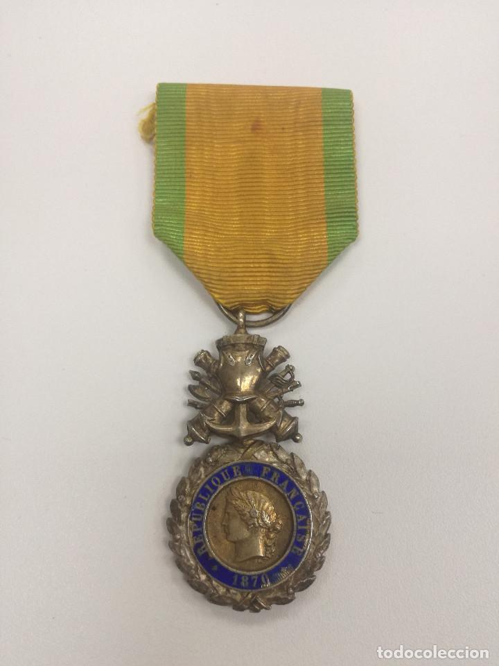 Militaria: medalla francesa al valor original 1 - Foto 1