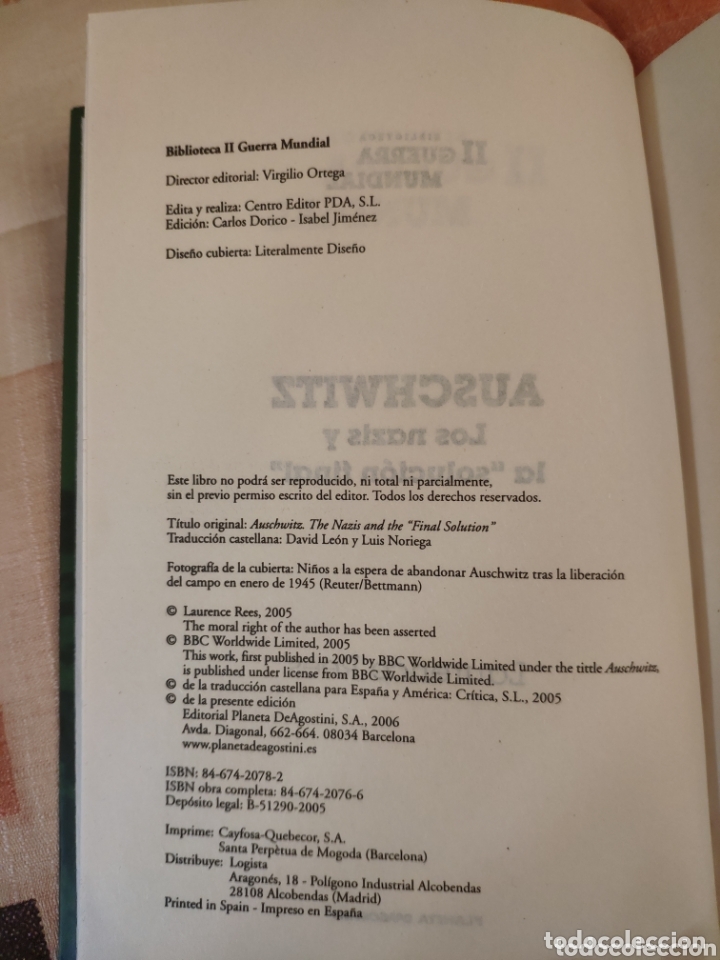 Militaria: Libro Auschwitz los nazis y la soluci&oacute;n final - Foto 3