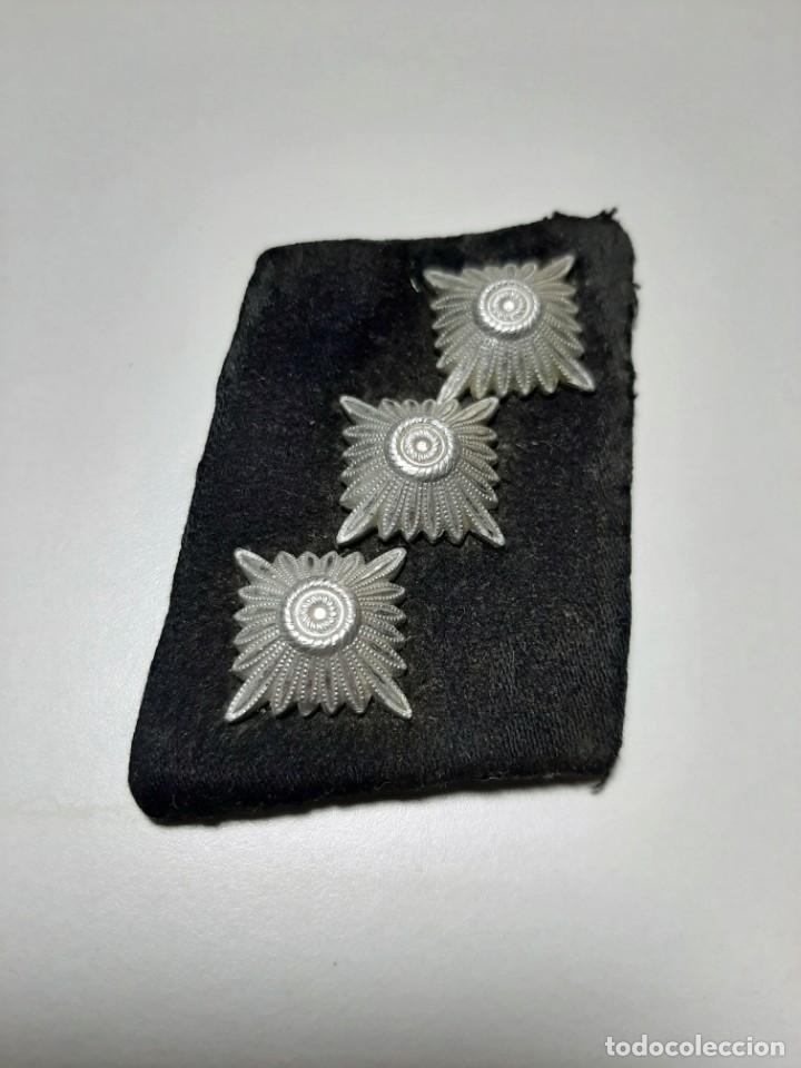Militaria: PARCHE DE CUELLO DE CAPIT&Aacute;N DE LAS SS. - Foto 1