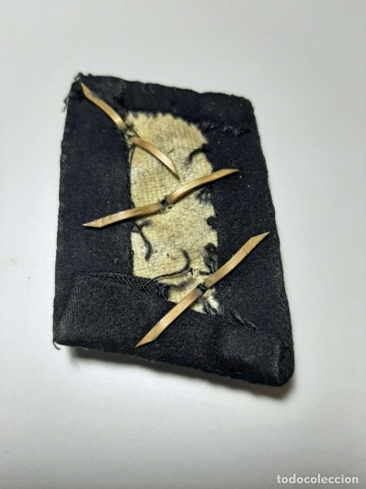 Militaria: PARCHE DE CUELLO DE CAPIT&Aacute;N DE LAS SS. - Foto 2