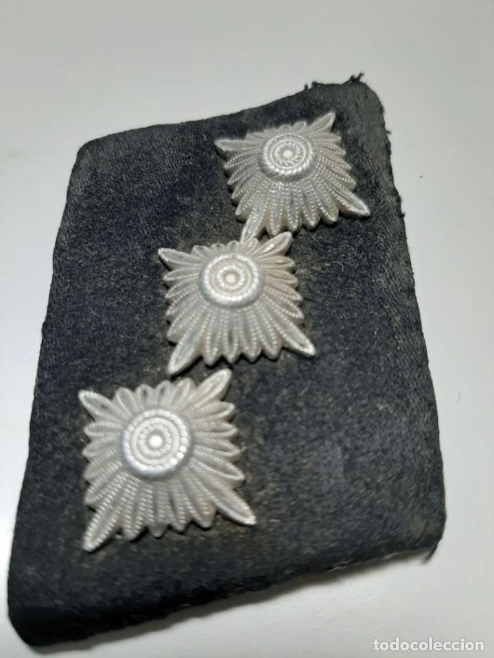 Militaria: PARCHE DE CUELLO DE CAPIT&Aacute;N DE LAS SS. - Foto 3