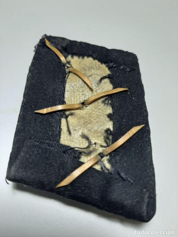 Militaria: PARCHE DE CUELLO DE CAPIT&Aacute;N DE LAS SS. - Foto 4