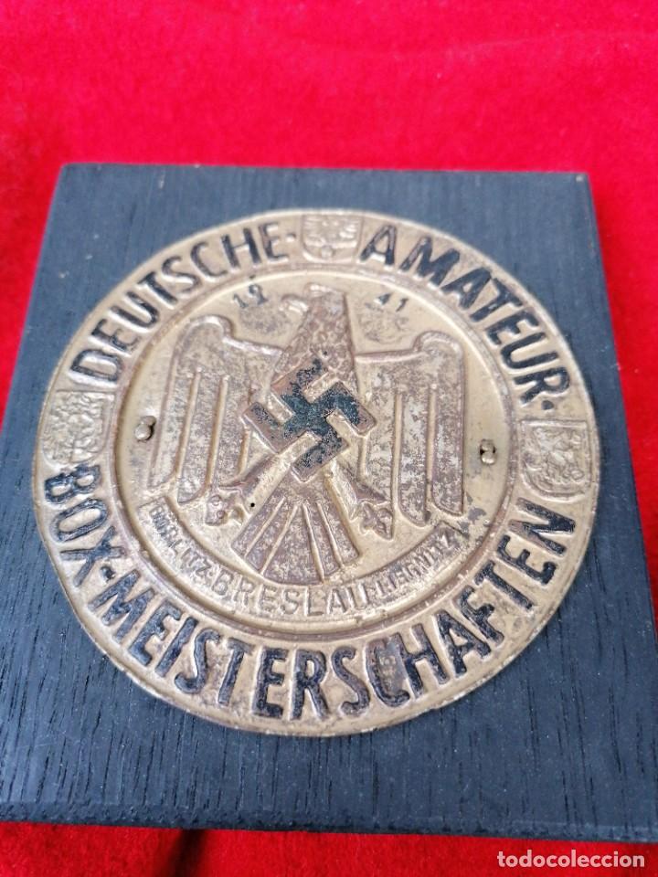Militaria: Placa de boxeo de Breslau - Foto 1