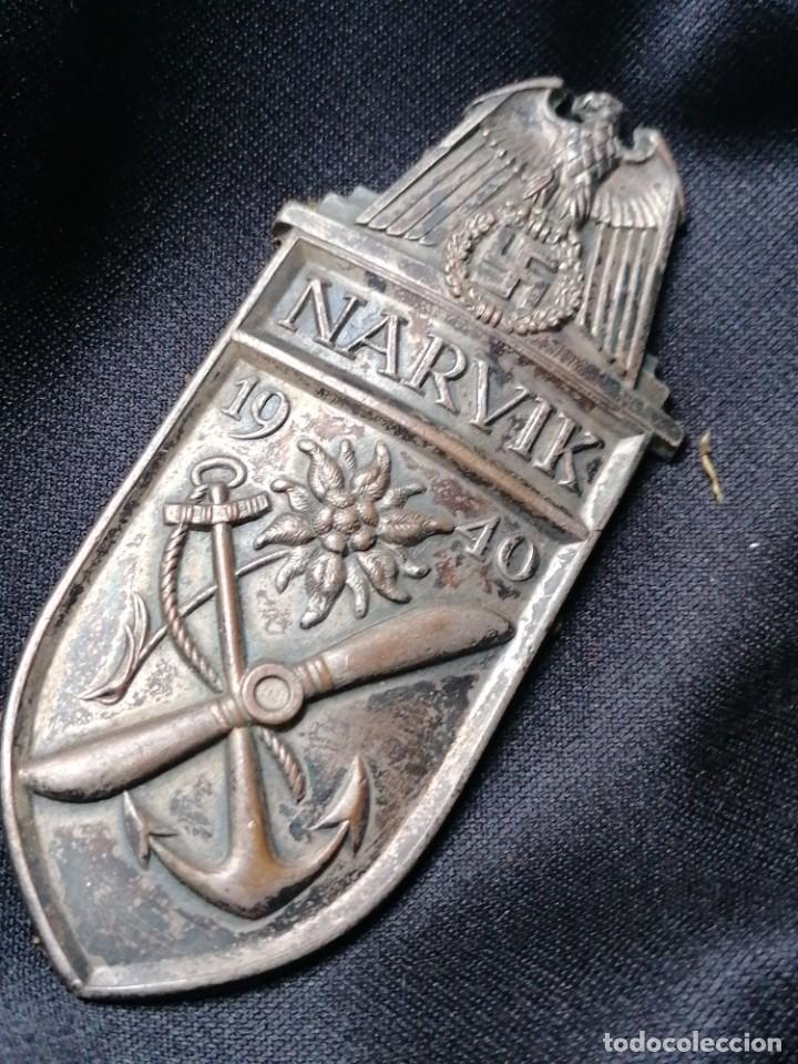Militaria: ESCUDO DE BRAZO DE NARVICK 1941 - Foto 1