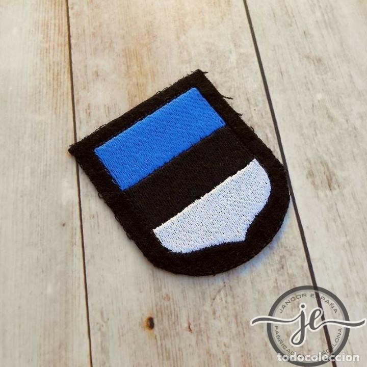 Militaria: Escudo de manga estonia de las Waffen SS