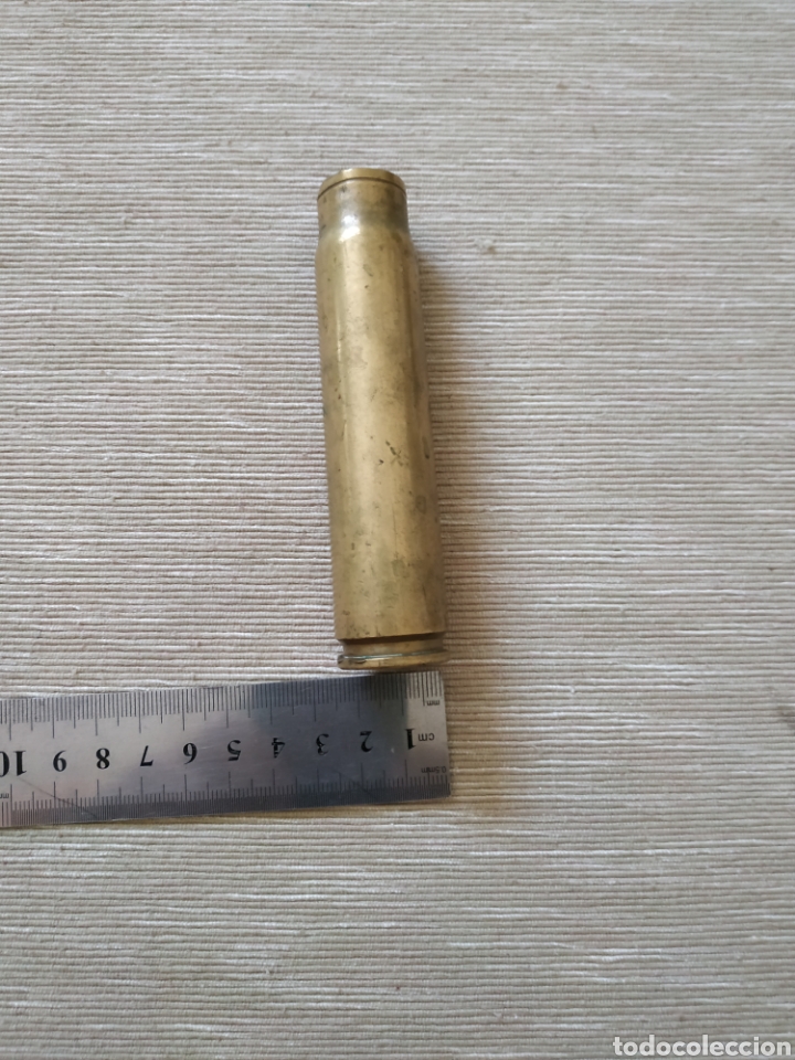 Militaria: Vaina de ametralladora..de bronce - Foto 2