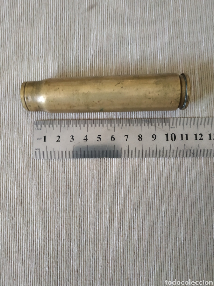 Militaria: Vaina de ametralladora..de bronce - Foto 1