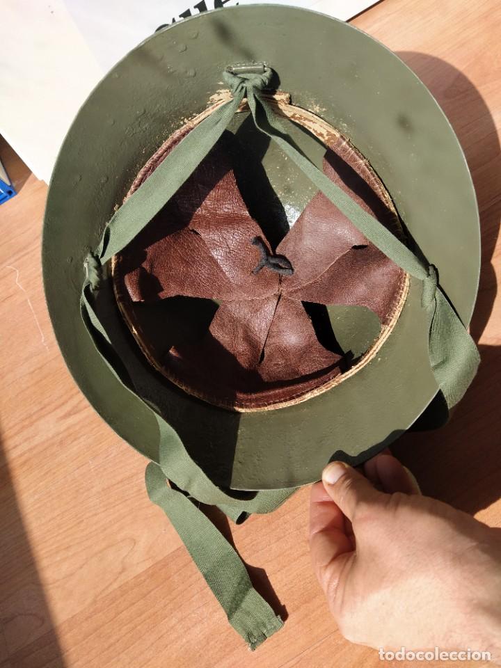 Militaria: Casco japon&eacute;s original. Restaurado. - Foto 3