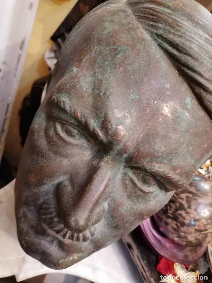Militaria: Busto de Bronce del Fuehrer - Foto 1