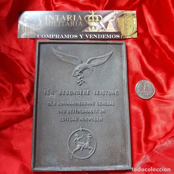 Militaria: Placa de m&eacute;rito Luftwaffe en Noruega - Foto 1