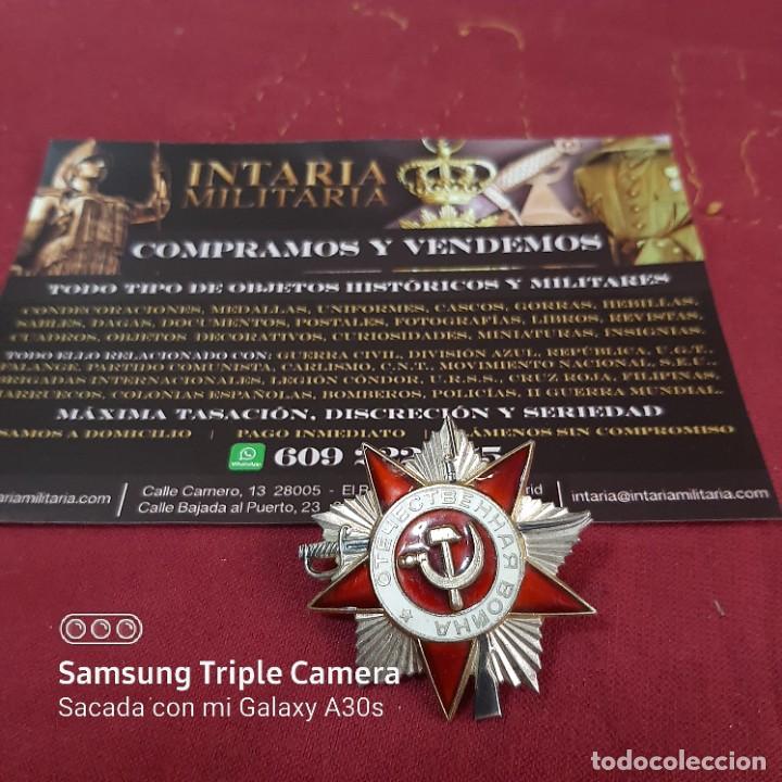 Militaria: Medalla sovi&eacute;tica estrella al valor - Foto 1