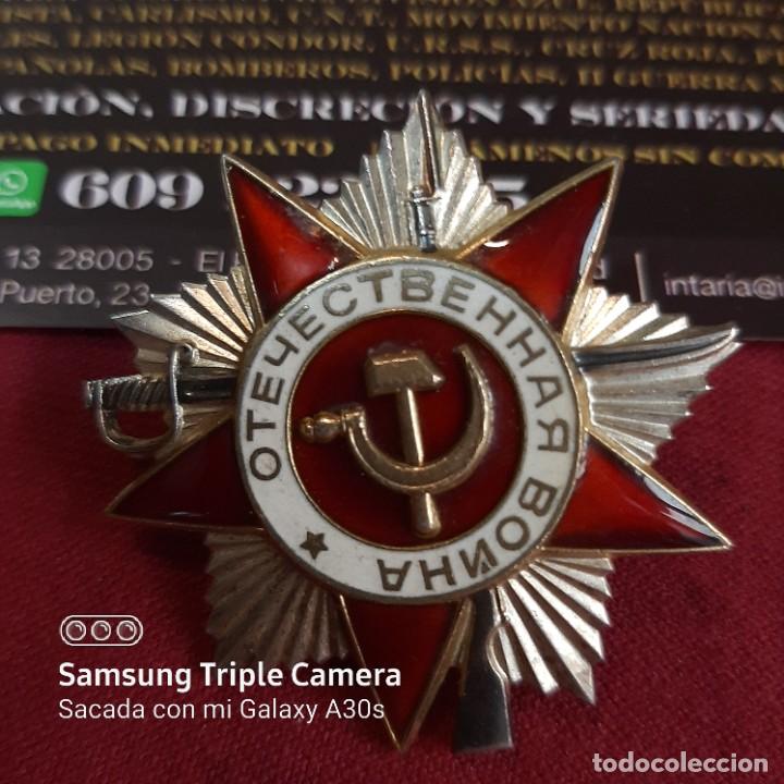 Militaria: Medalla sovi&eacute;tica estrella al valor - Foto 2