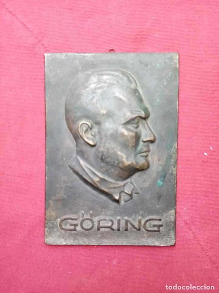 Militaria: Placa con retrato de Goering - Foto 1