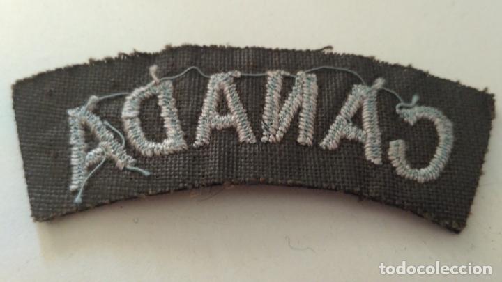Militaria: PARCHE WWII CANADA. Original. - Foto 2