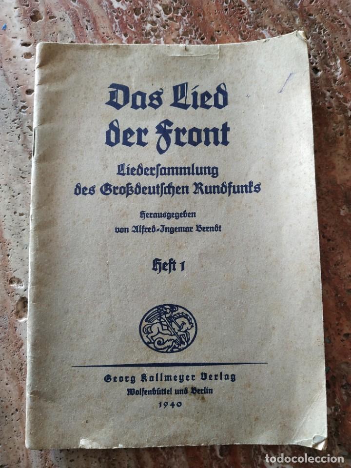 Militaria: Libro de canciones 1940 - Foto 1