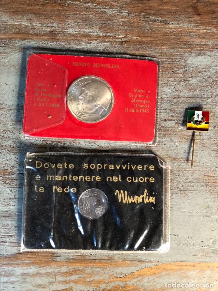 Militaria: LOTE CENTENARIO BENITO MUSSOLINI - Foto 2