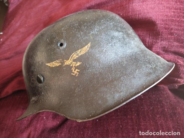 Militaria: Casco aleman Luftwaffe - Foto 1