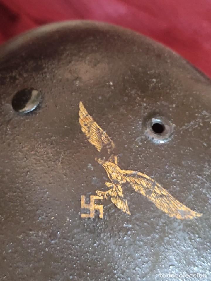 Militaria: Casco aleman Luftwaffe - Foto 2