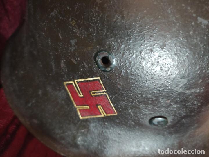 Militaria: Casco aleman Luftwaffe - Foto 9