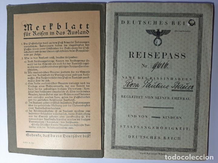 Militaria: III REICH. PASAPORTE. - Foto 2