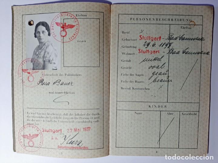 Militaria: III REICH. PASAPORTE. - Foto 3
