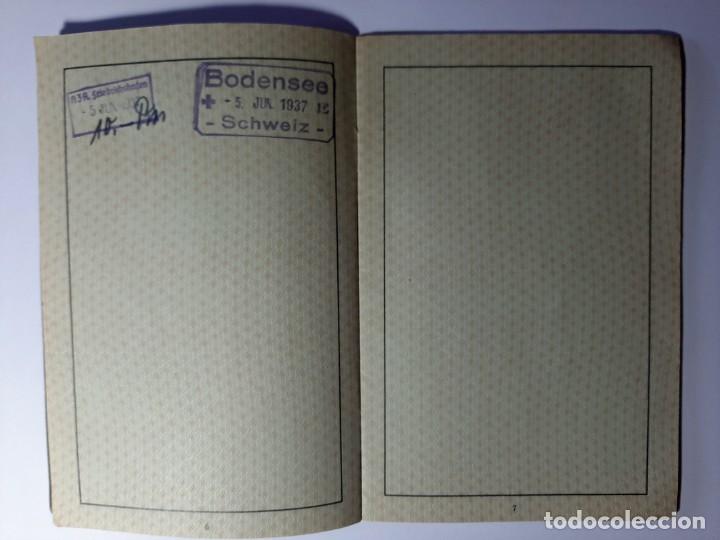 Militaria: III REICH. PASAPORTE. - Foto 5