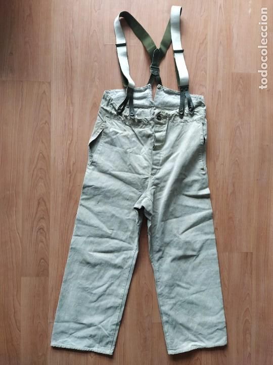 Militaria: Pantal&oacute;n Original de faena del ej&eacute;rcito alem&aacute;n - Foto 1