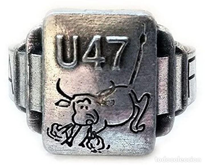 Militaria: Engraved German Ring U- boat - Foto 1