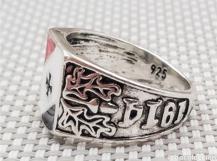 Militaria: Anillo alem&aacute;n plata - Foto 1