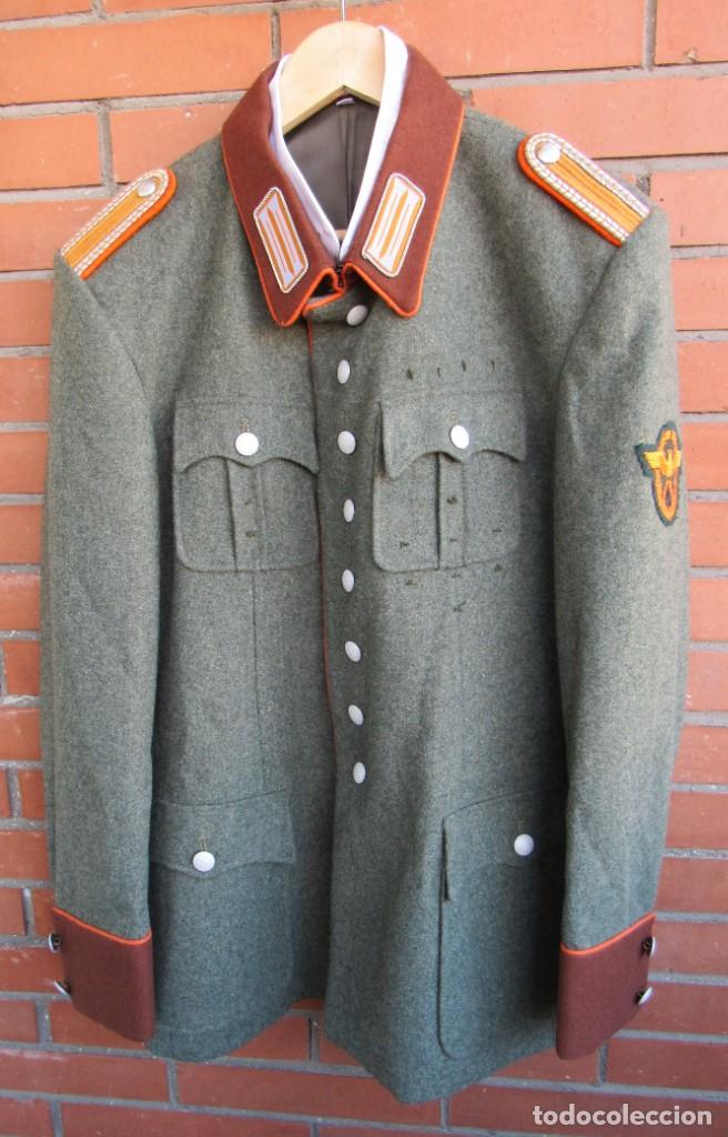 Militaria: FELDBLUSE, FELDGENDARMERIE, GUERRERA ALEMANA DE POLICIA, M38 LANA FELGRAU ALEMANIA 2&ordf; GUERRA MUNDIAL