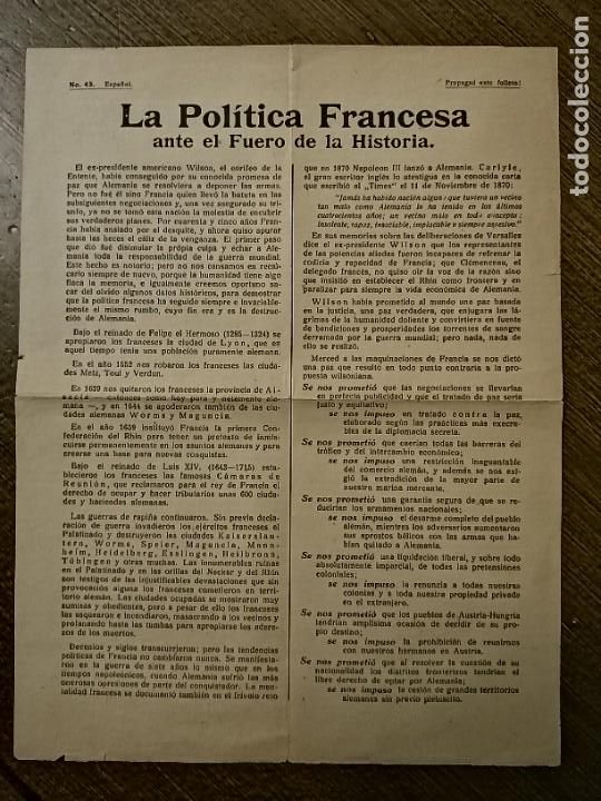 Military Antiques: HAMBURG, PASQUIN SECRETARIO, DEL DEUTSCHER FICHTE.. N&deg;43 ESPA&Ntilde;OL, VER FOTO