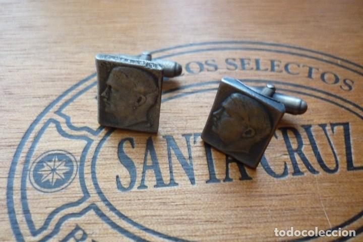 Militaria: Cufflinks german Adolf - Foto 4