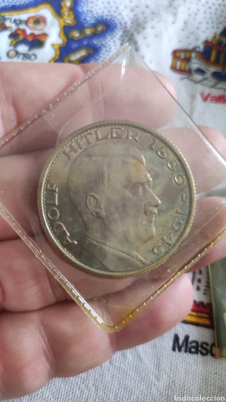 Militaria: Moneda Adolf Hitler - Foto 1