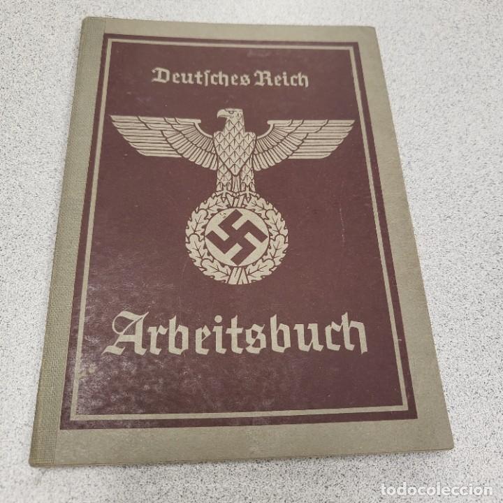 Militaria: Documento Arbeitsbuch alem&aacute;n - Foto 1