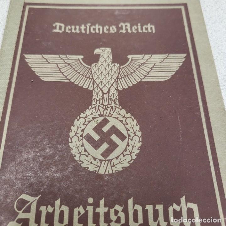 Militaria: Documento Arbeitsbuch alem&aacute;n - Foto 2