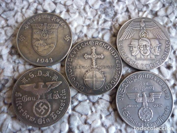 Militaria: 5 x German collectable coins - Foto 1