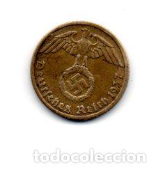 Military Antiques: MONEDA - DEUTCHE REICH - &Eacute;POCA NAZI - 1937 - LETRA D - II WW - SEGUNDA GUERRA MUNDIAL - ALEMANIA