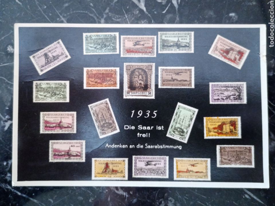 Militaria: Saar postal - Foto 1
