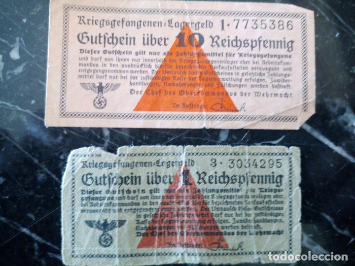 Militaria: Reichspfennig de 10 y 1 - Foto 1