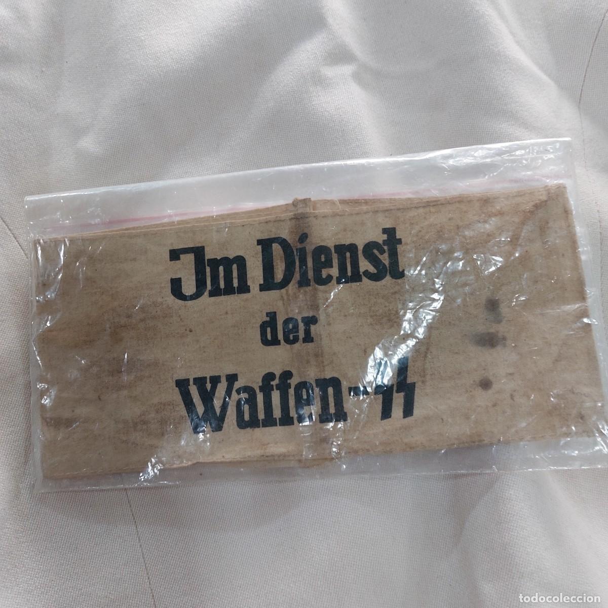 Militaria: Brazalete de servicio en la Waffen - Foto 1