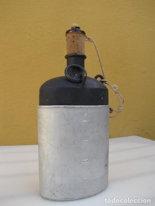 Militaria: 41.- Cantimplora ejercito suizo. Circa MZ 1.940. 2&ordf; G.M - Foto 1