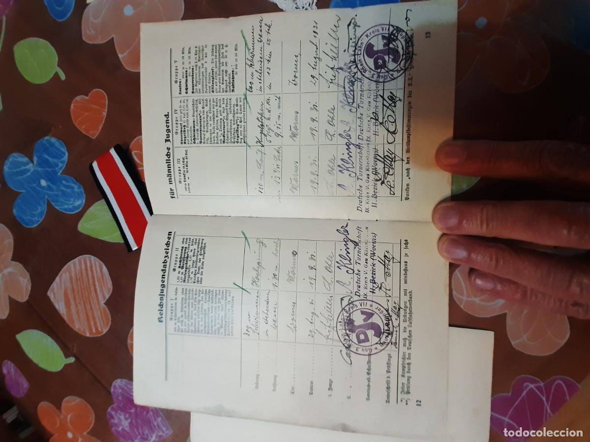 Militaria: LEISTUNGSBUCH ORIGINAL Y COMPLETO. - Foto 5