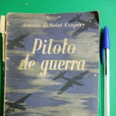 Militaria: ANTIGUO LIBRO PILOTO DE GUERRA. ANTOINE DE SAINT EXUPÈRY. BUENOS AIRES 1943.