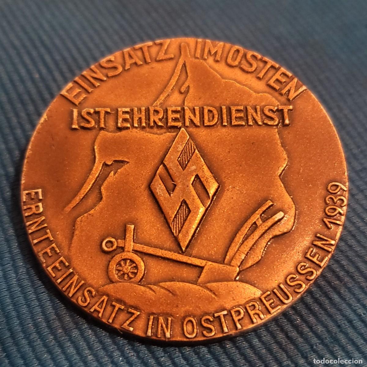 Militaria: Distintivo alem&aacute;n de servicios en el Este - Foto 1