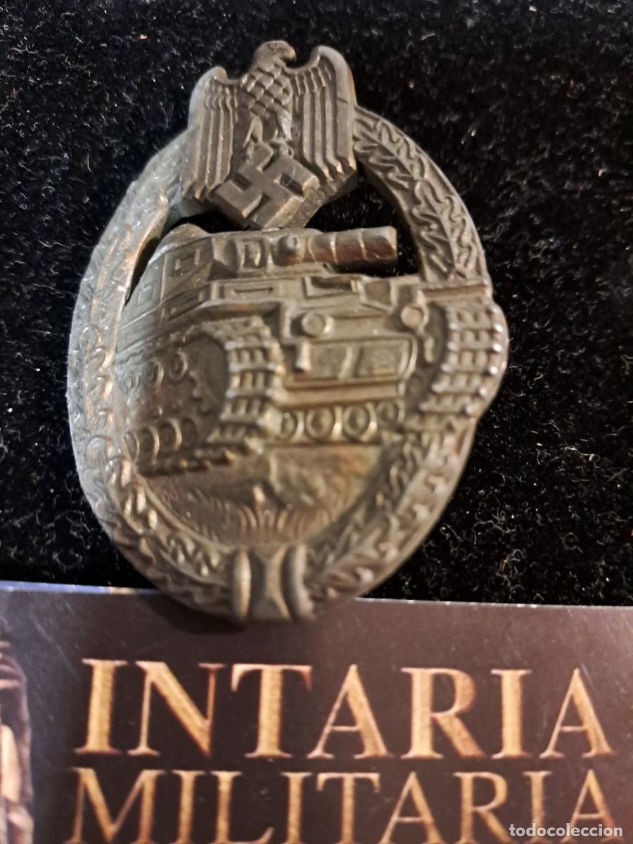 Militaria: Distintivo aleman Panzer bronce - Foto 1