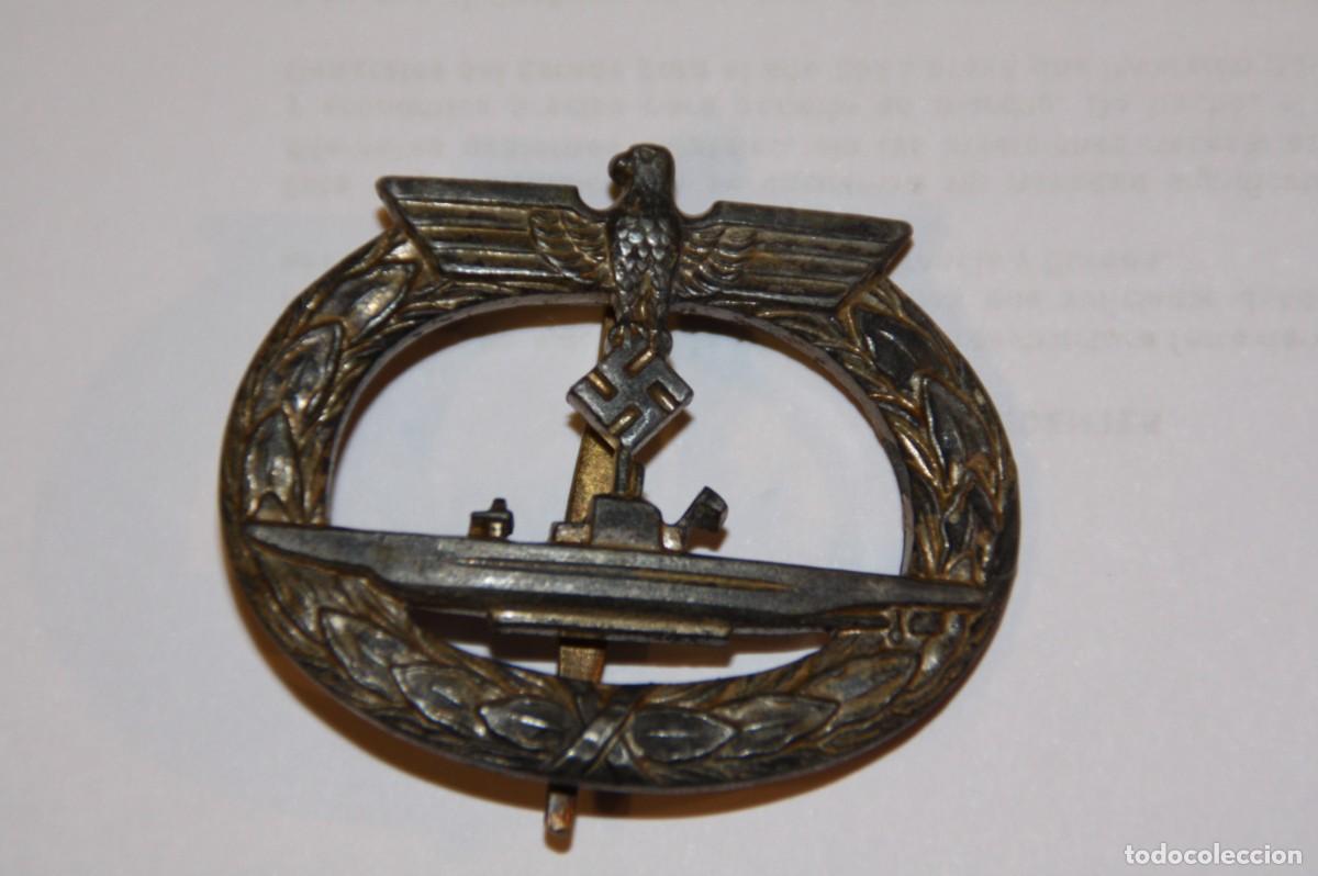 Militaria: Placa de submarinos de la Kriegsmarine. - Foto 1
