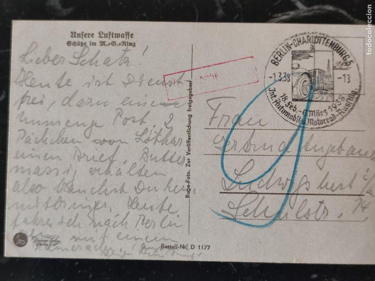 Militaria: Luftwaffe postal - Foto 3