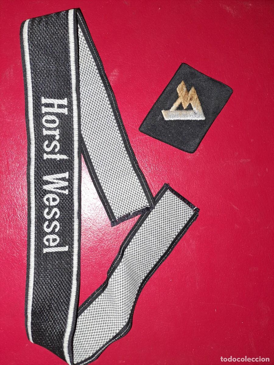Militaria: Cinta y parche Waffen SS - Foto 1