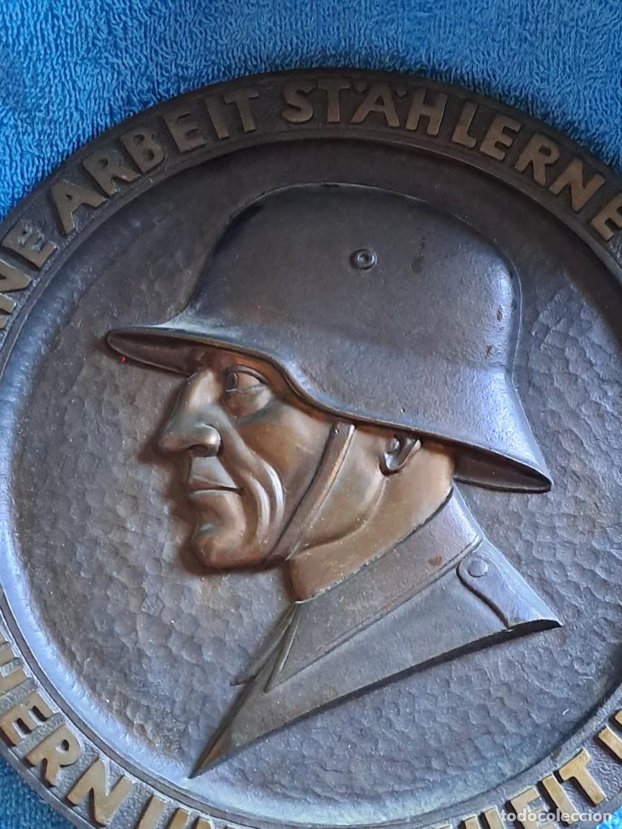 Militaria: Placa bronce militar alemana - Foto 3