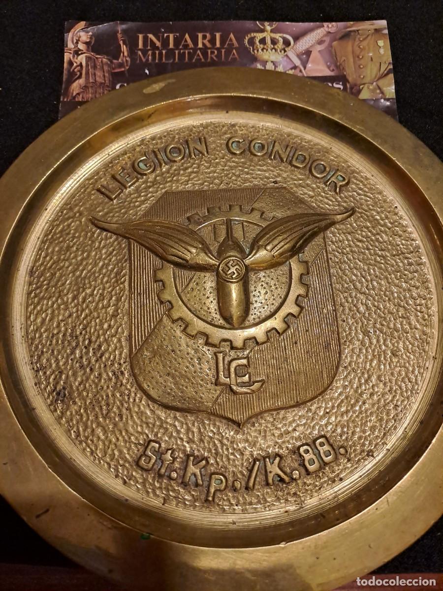 Militaria: Plato bronce Legi&oacute;n Condor - Foto 2